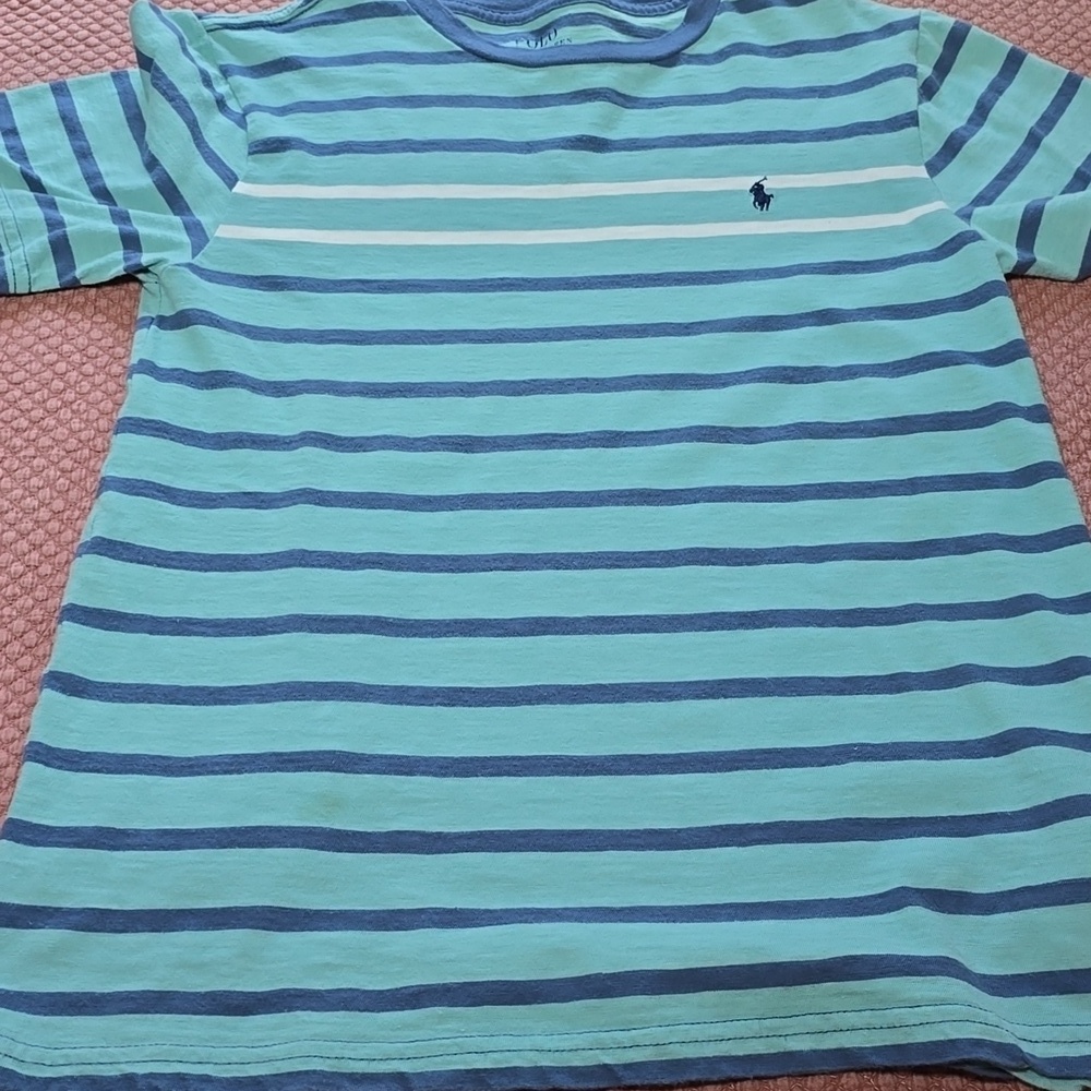 Lot of Two (2) Boys Shirts Polo Ralph Lauren and Ocean Current - Picture 10 of 11